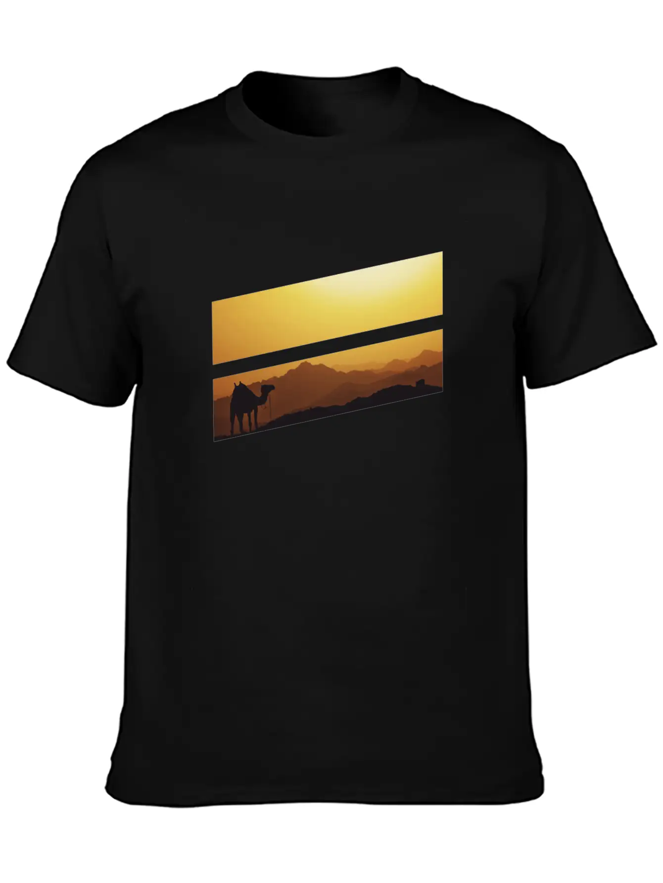0391 CamelCamel In The Desert Classic Crew Neck Graphic Tee – Everyday Minimal Look