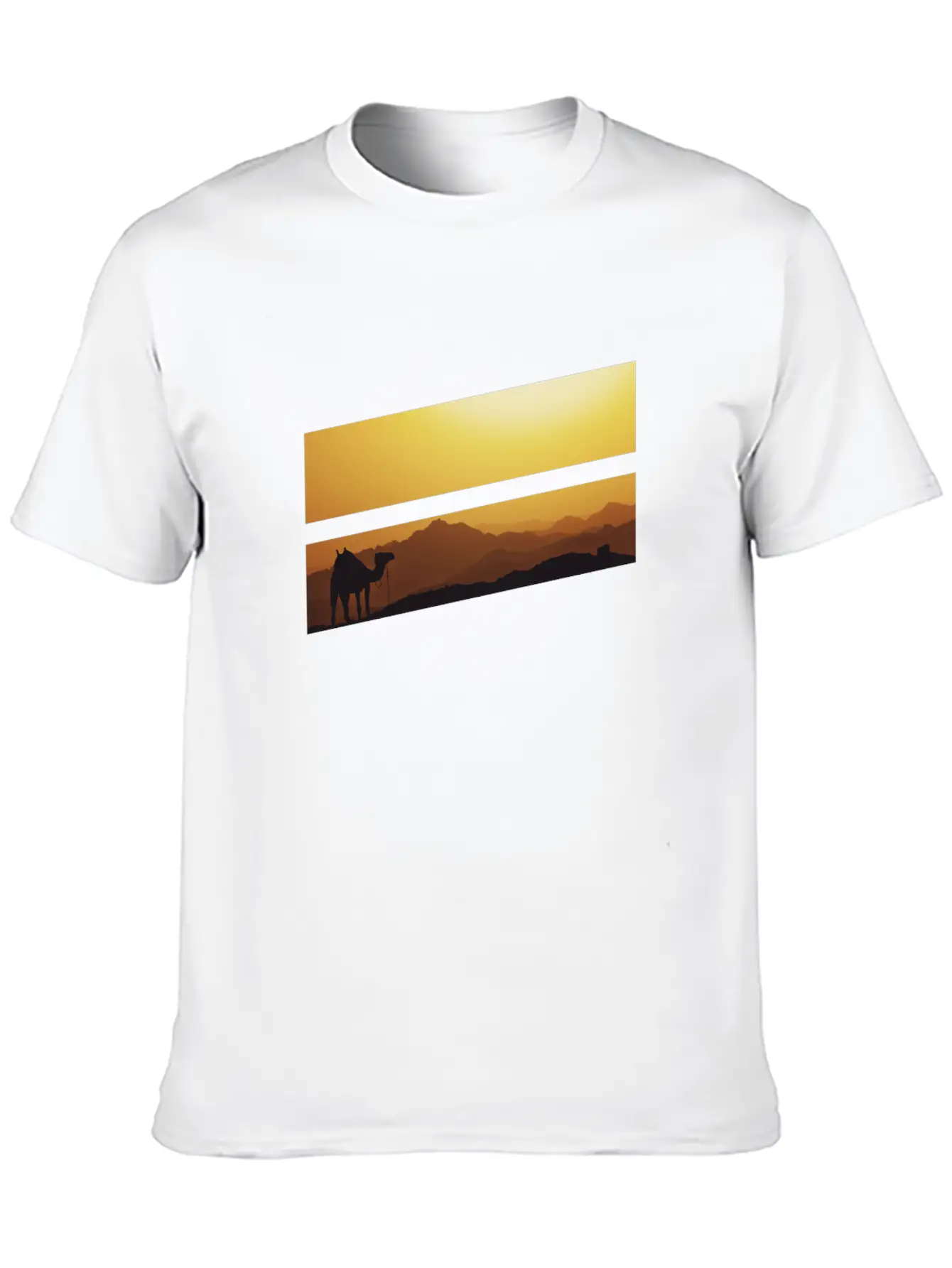 0391 CamelCamel In The Desert Classic Crew Neck Graphic Tee – Everyday Minimal Look