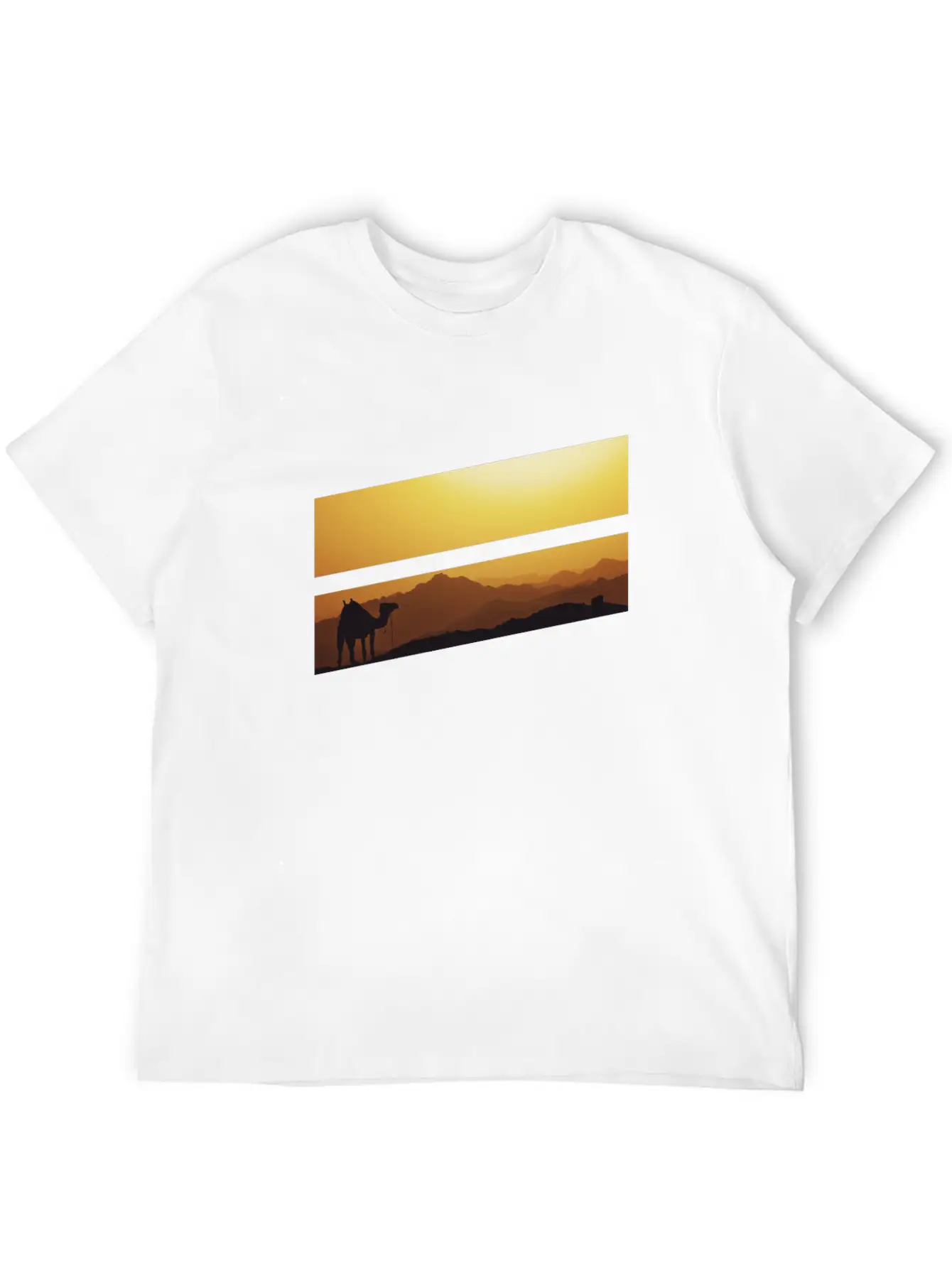 0391 CamelCamel In The Desert Classic Crew Neck Graphic Tee – Everyday Minimal Look