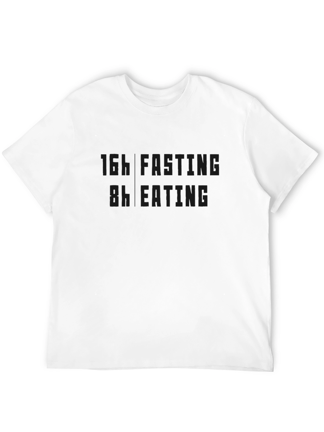 16h Fasting 8h Eating Black T-Shirt