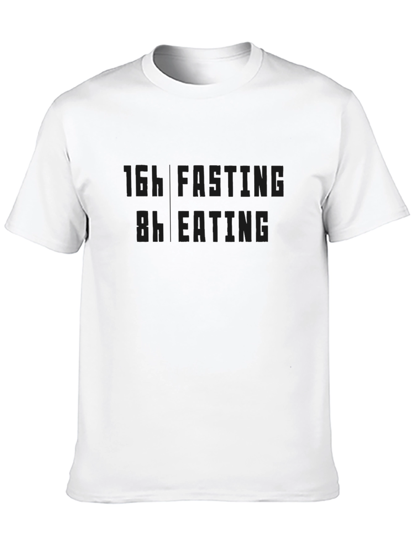 16h Fasting 8h Eating Black T-Shirt