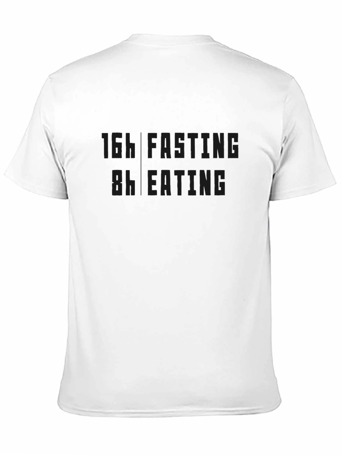 16h Fasting 8h Eating Black T-Shirt