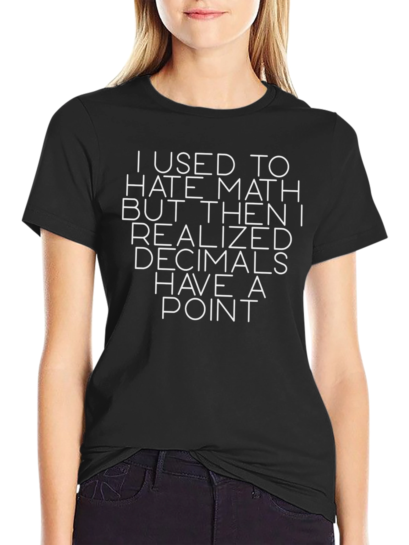 Funny Math Pun T-Shirt - Decimal Point Humor