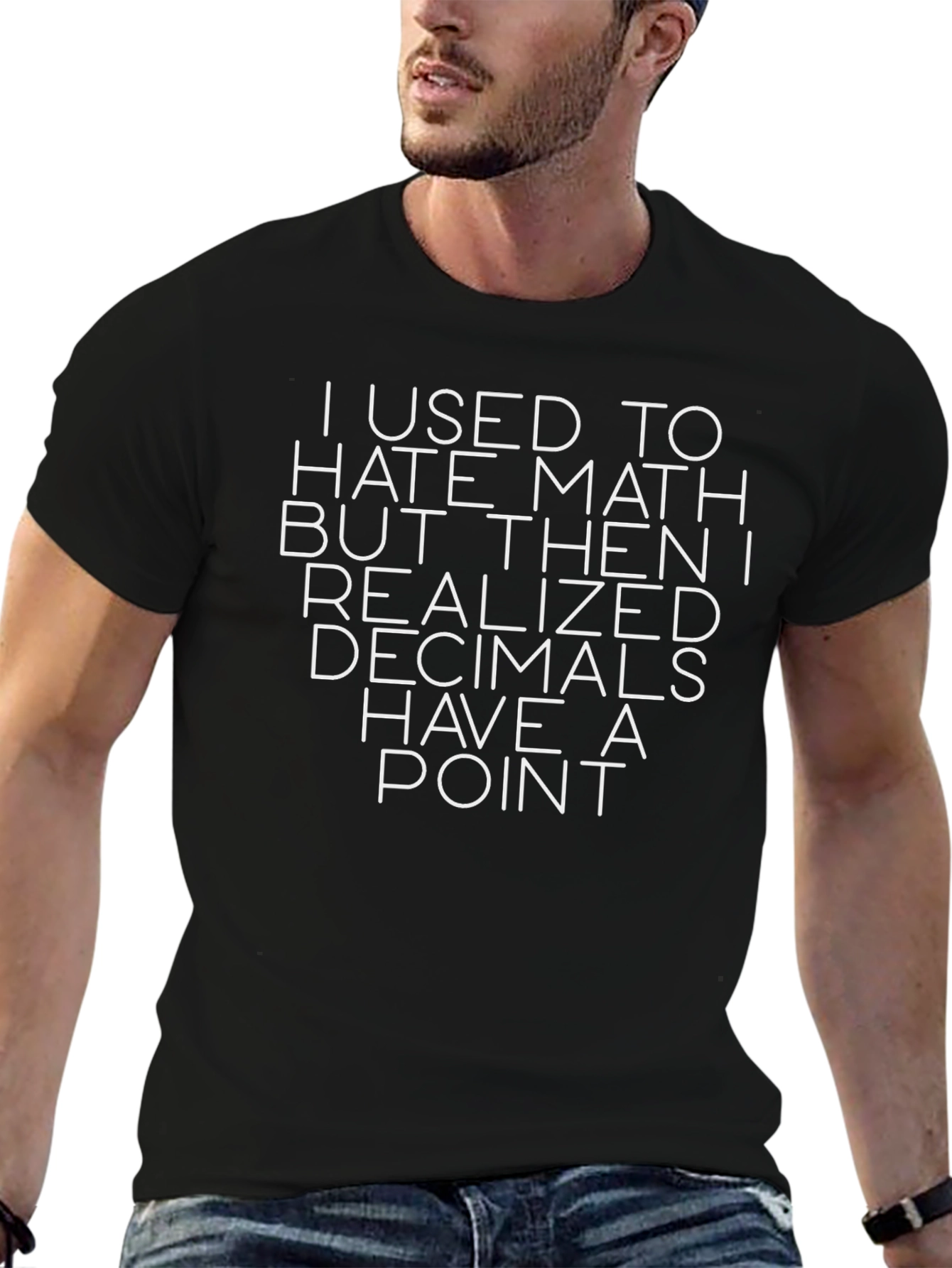Funny Math Pun T-Shirt - Decimal Point Humor