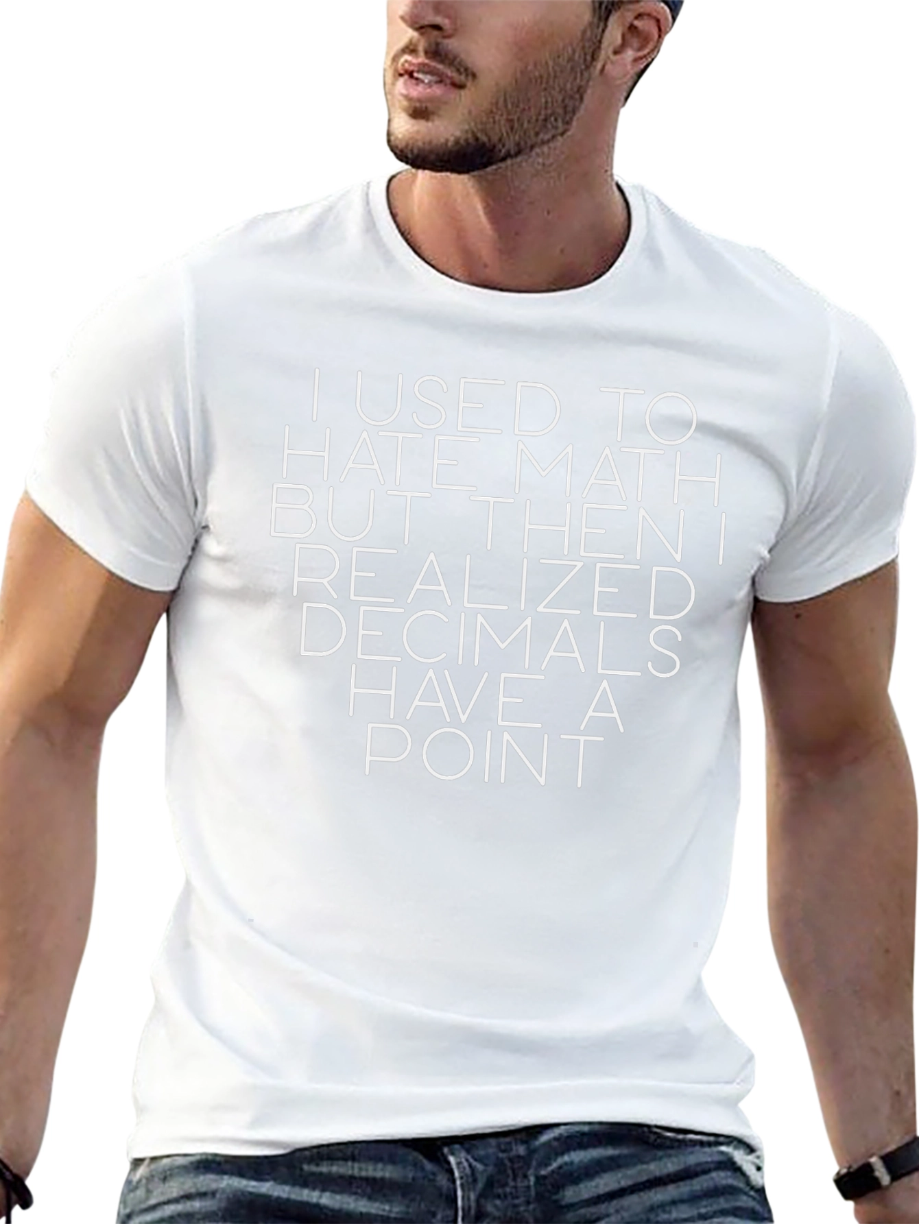Funny Math Pun T-Shirt - Decimal Point Humor