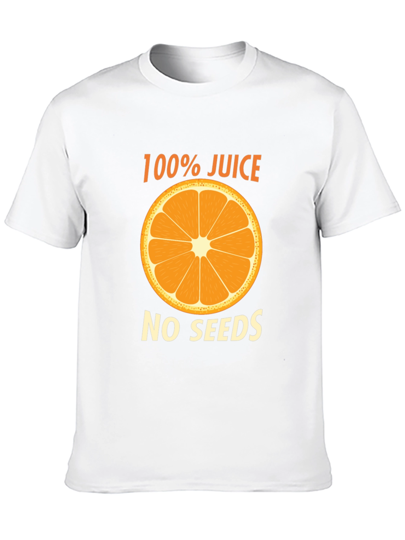 100% Juice No Seeds Black Graphic T-Shirt