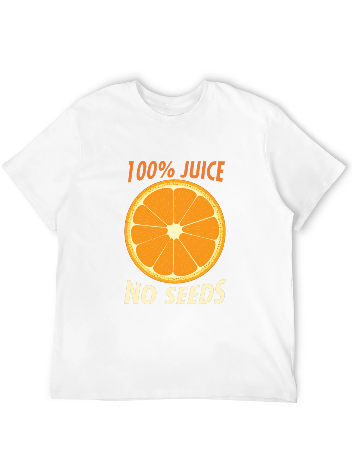 100% Juice No Seeds Black Graphic T-Shirt