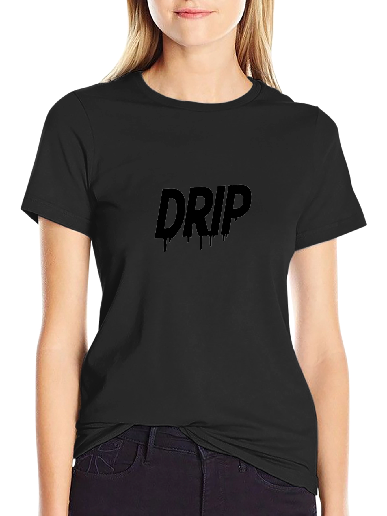 Drip Graphic Tee - Classic Black T-Shirt