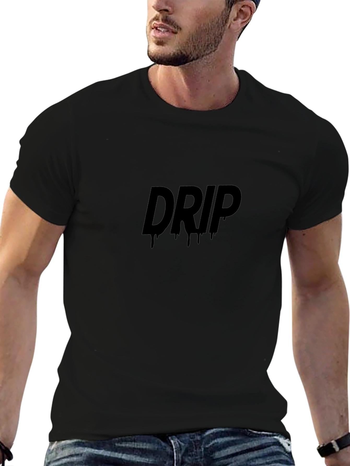 Drip Graphic Tee - Classic Black T-Shirt