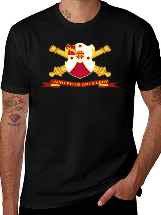 24th Field Artillery T-Shirt: Military Pride Tee