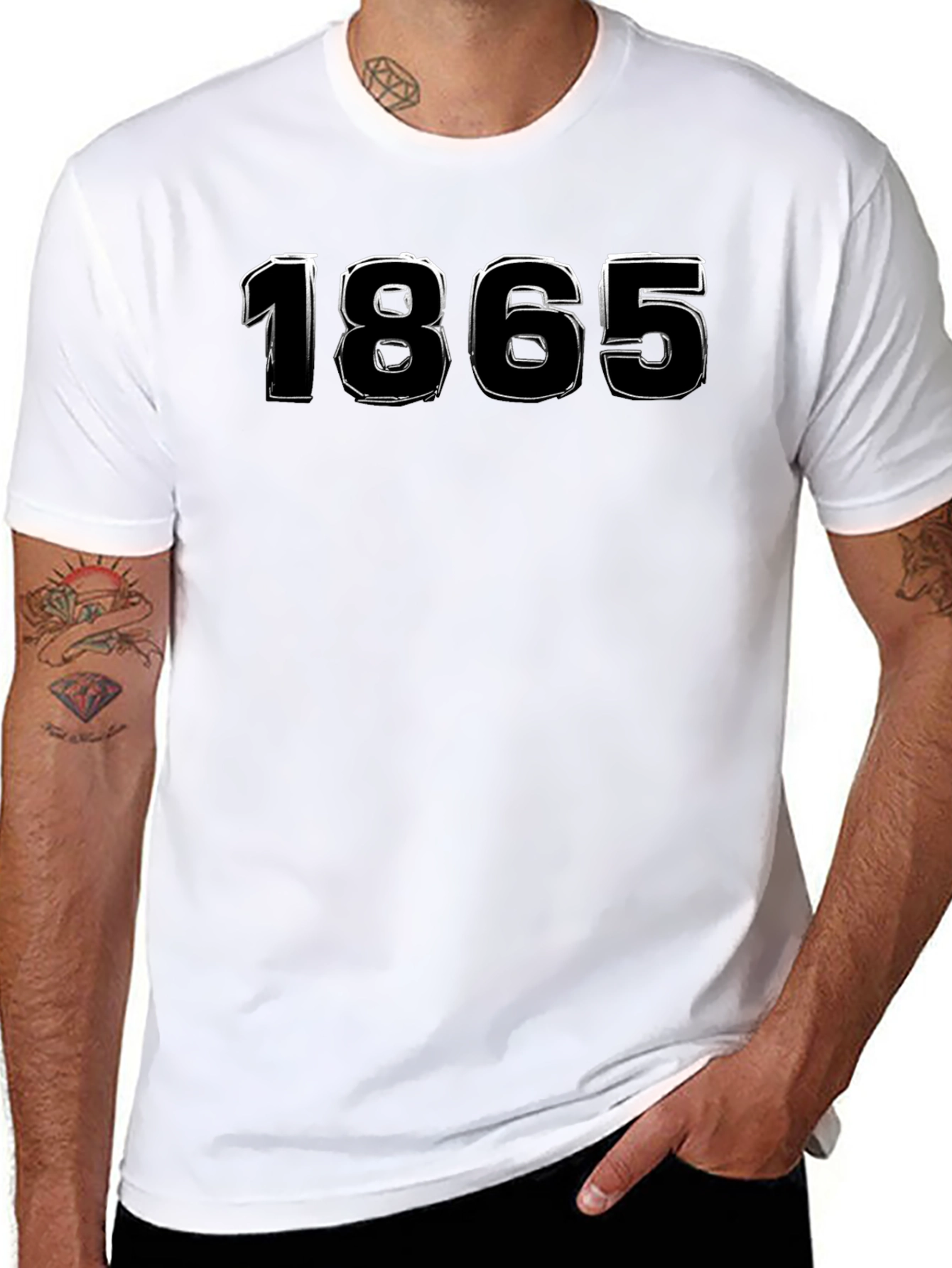 1865 Graphic Tee - Black