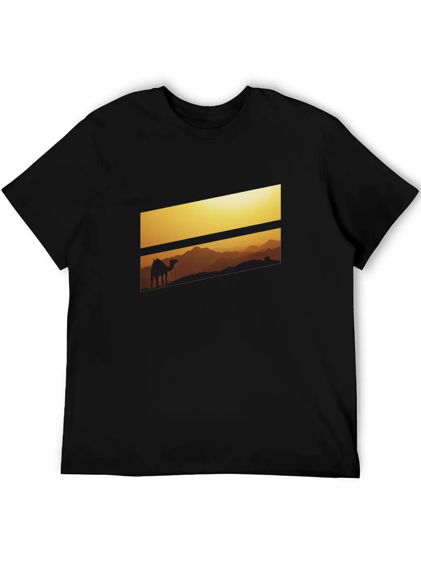 0391 CamelCamel In The Desert Classic Crew Neck Graphic Tee – Everyday Minimal Look